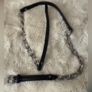 Women’s Ralph Lauren Leather and Chain Belt 🌵Large